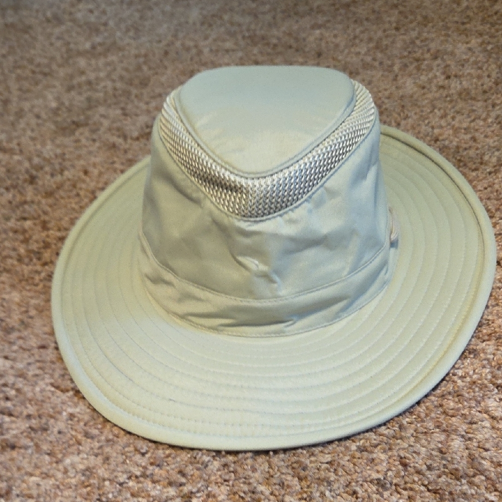 Elegant Cream Wide-Brim Hat - Picture 5 of 5